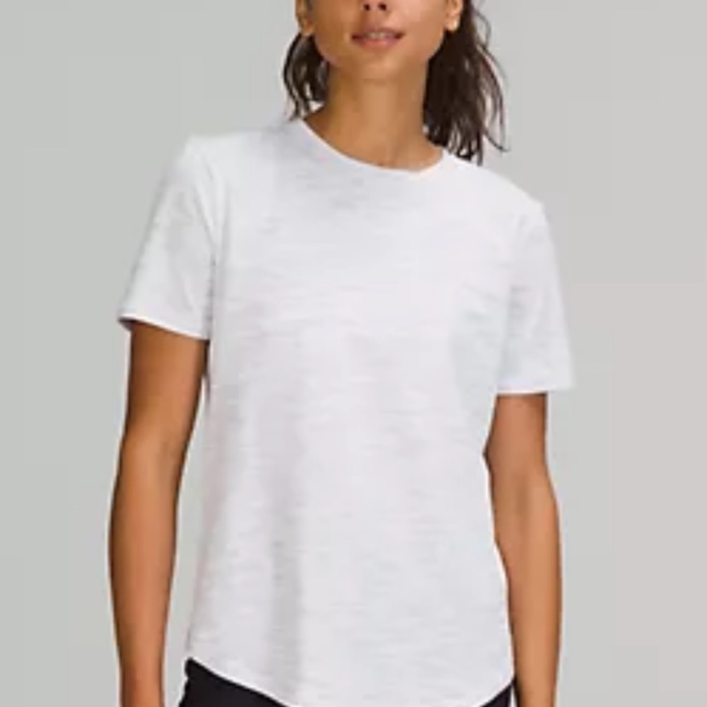 Lululemon Athletica White Short Sleeve T-Shirt